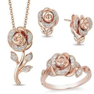 Rose jewelry set